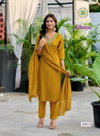 Glamour Vol 1 By Passion Tree Roman Silk Straight Kurti With Pant And Dupatta Wholesalers In Delhi